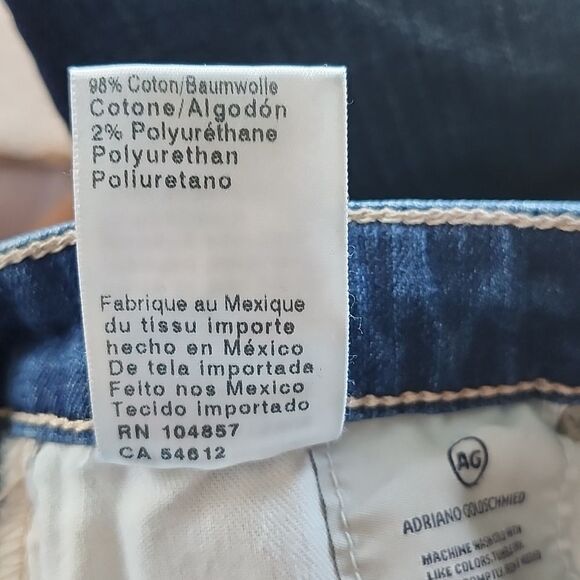 Adriano Goldschmied 98% cotton The Legging Ankle super skinny ankle 26R - Picture 11 of 11